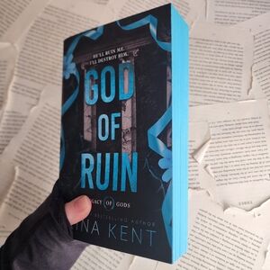 God of Ruin Book by Rina Kent Sprayed Edge First Efition Oop Copy Booktok